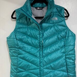 The North Face Teal Puffer Vest